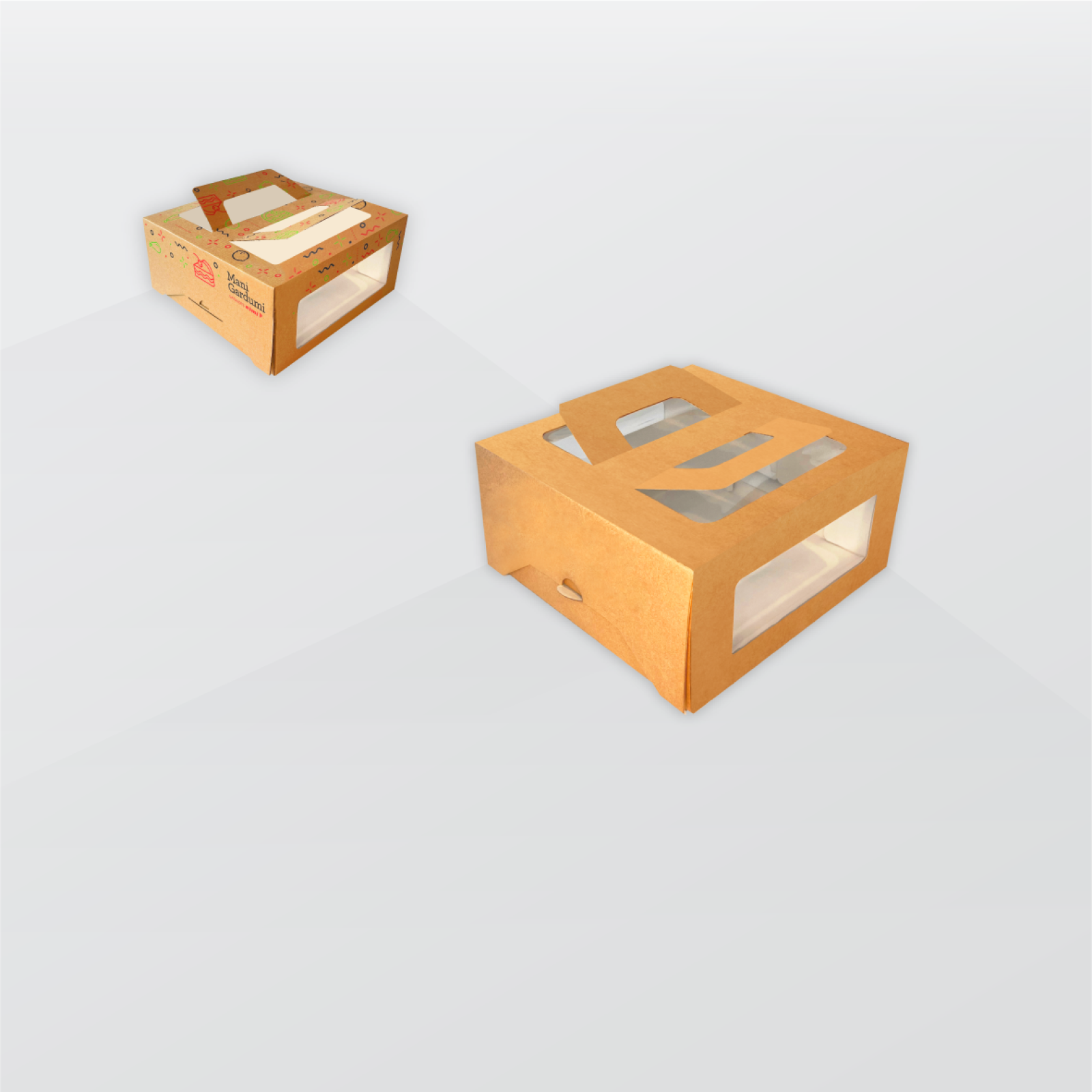 Corrugated-cardboard-box-with-window-and-handles-Gofreta-kartona-kaste-ar-logu-un-rokturiem