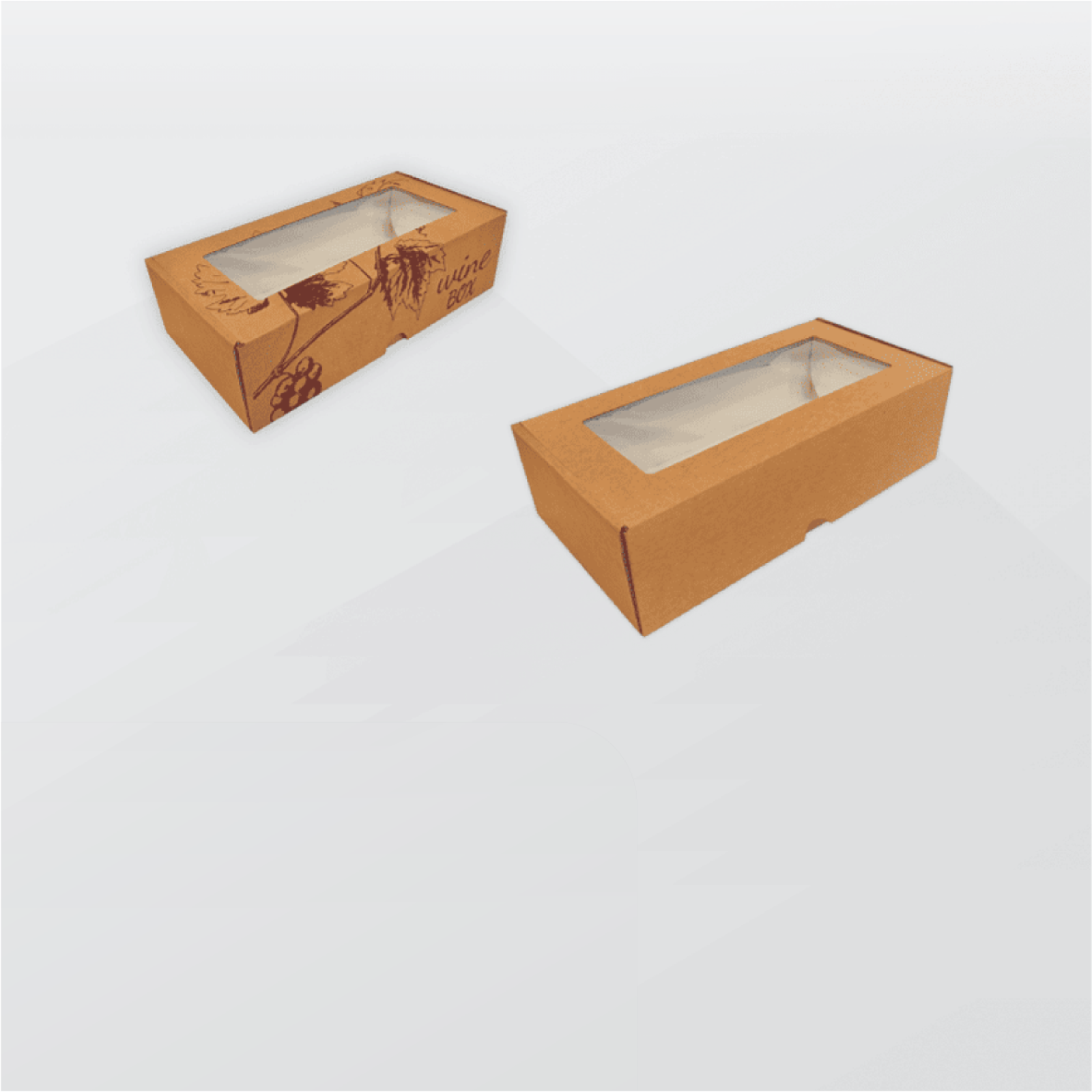 Gofreta-kartona-kaste-ar-logu-Corrugated-cardboard-box-with-window-wine-bottle